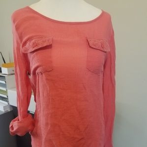 Laced back blouse
